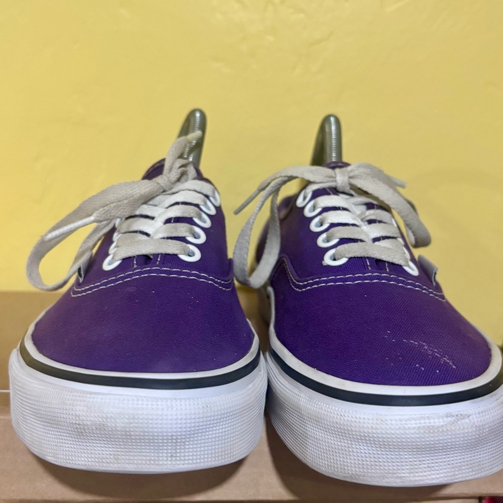 Vans Adult Unisex Purple Classic Sneakers - Men’s 6.5 / Women’s 8 - Picture 5 of 7